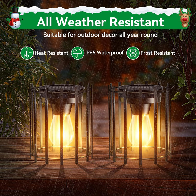 X MAX FURNITURE Solar Lanterns Outdoor Waterproof Upgraded Bright Hanging Solar Lights Outdoor Lantern Metal Solar Lantern Decorative Outdoor Solar Lantern Lights For Yard Patio Christmas Garden Decor...
